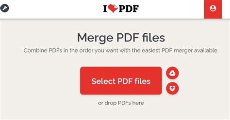 Merge PDF Files Online .